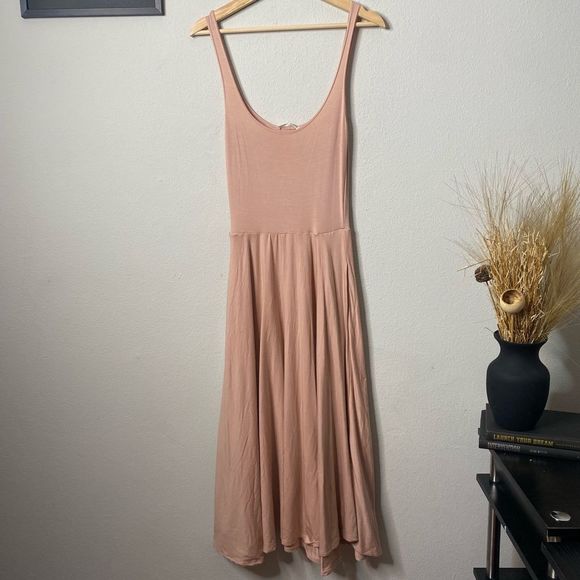 Reformation Dresses Reformation Rou Midi Dress Blush Pink Size S